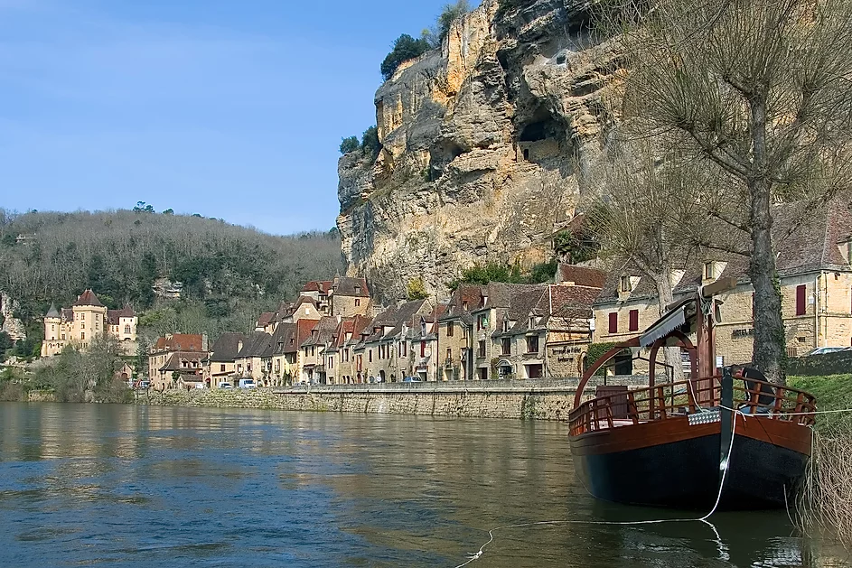Gabarre boat tour on the Dordogne river